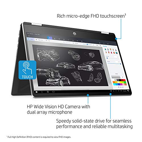 Hp Pavilion X360 14 Convertible 2-In-1 Laptop, 14” Full Hd Touchscreen Display, Intel Core I5, 8 Gb Ddr4 Ram, 512 Gb Ssd Storage, Windows 10 Home, Backlit Keyboard (14-Dh2011Nr, 2020 Model) #TOP2