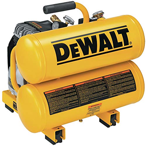 DEWALT D55151 14 Amp 1.1-HP 4-Gallon Oiled Twin Hot Dog Compressor