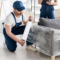 JARLINK Stretch Film, 15" x 1000' Shrink Pallet Wrap W/Handles, 60 Gauge — image 7