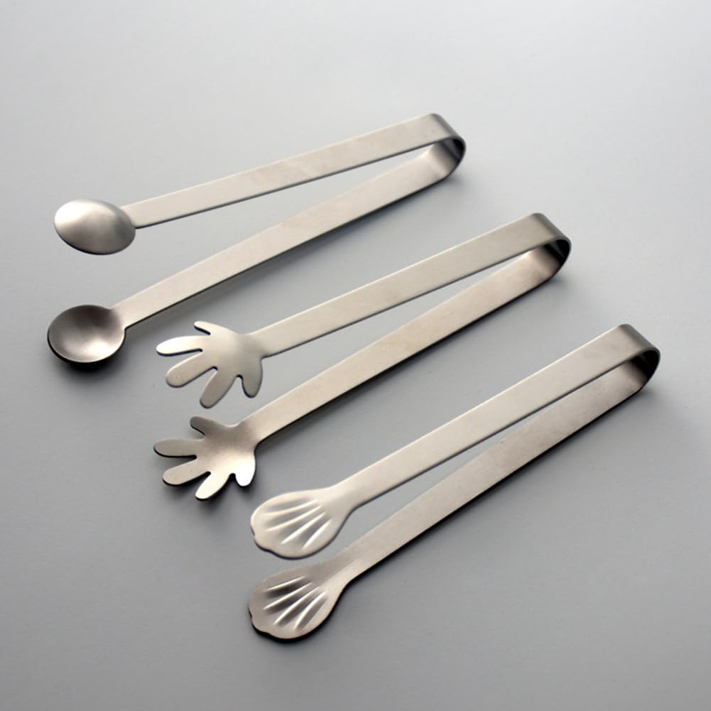 Pinzas para Azúcar, Pinzas para Cubitos, Pinzas para Café y Aperitivos, Pinzas Multifuncionales para Alimentos de Cocina