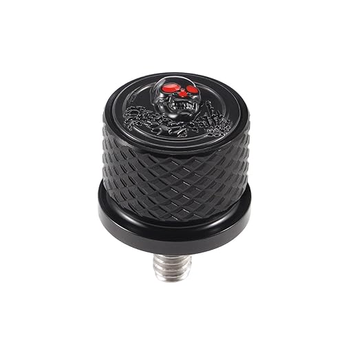 Tornillo de asiento mejorado anodizado duro compatible con Harley CVO Electra Glide Street Glide Sportster Touring Softail Dyna 1996-2020 (negro