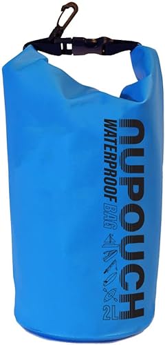Vista 12 de Nupouch - Bolsa impermeable de 0.53/1.32/2.64/5.28 L, ligera, con parte superior enrollable, mochila seca para viajes, natación, navegación, kayak