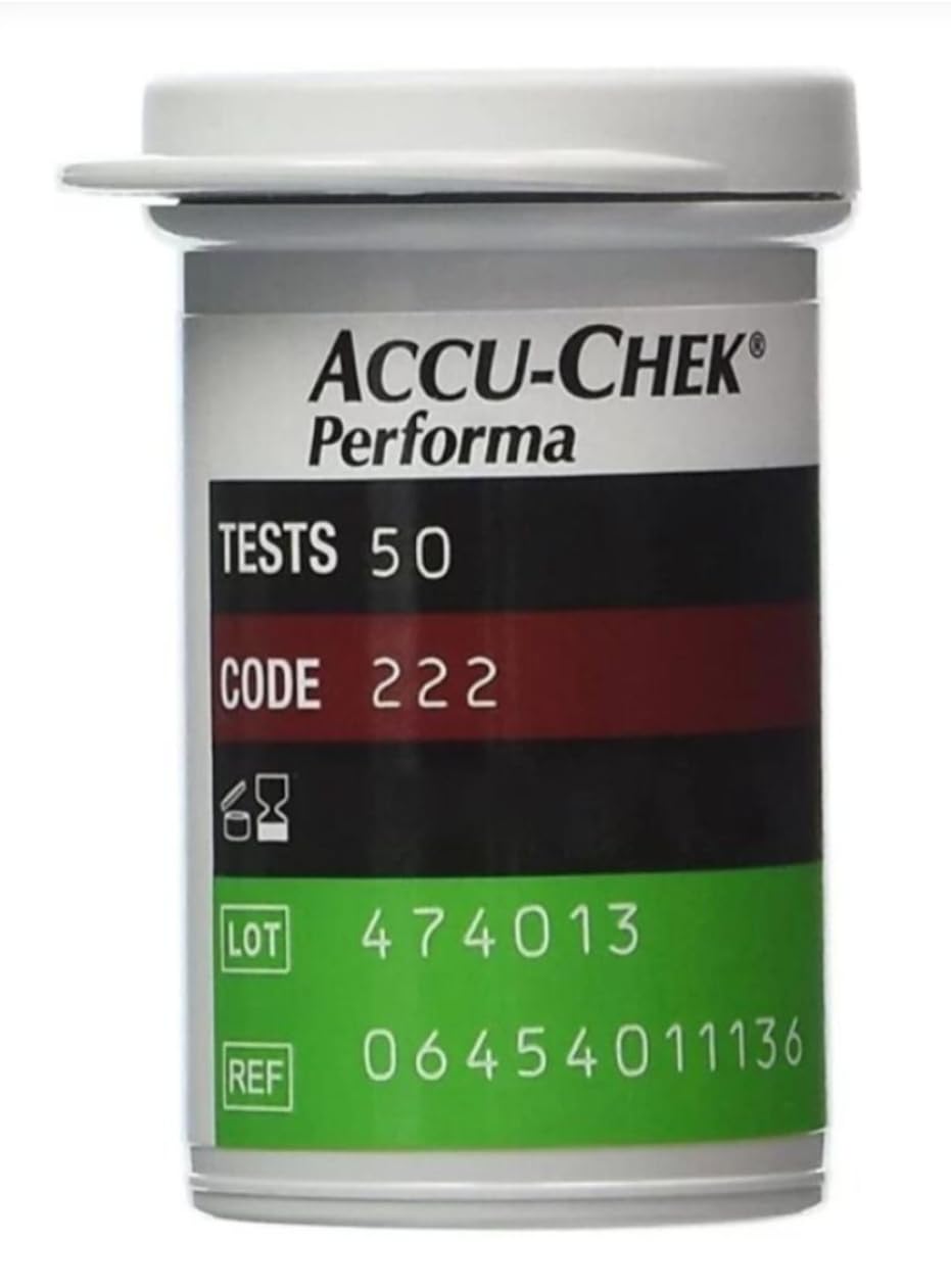 Compatible with Accu-Chek Performa 50ct Expiry: 30 November 2025