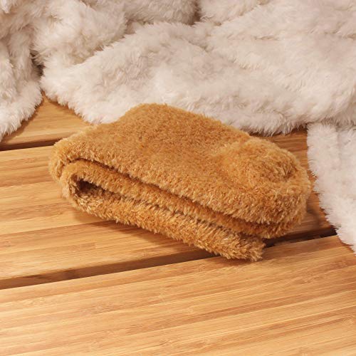 Image of BambooMN Women's Super Soft and Cozy Feather Light Fuzzy Socks - Multiple Color Options - Two Sizes - Value Packs