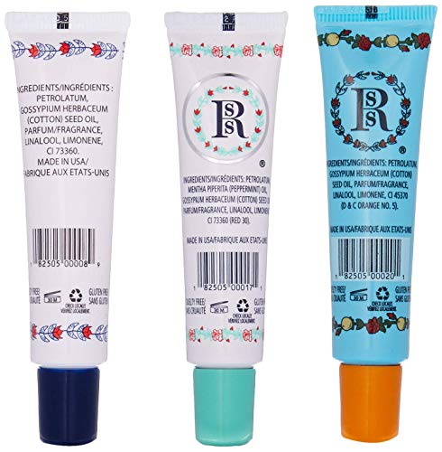 Smith's Rosebud Lip Balm Bulk- 3X0.5Oz Premium All Purpose Lip Gloss Tubes & 3X0.8Oz Lip Treatment Salve- Rosebud Trio Lip Balm Tubes For Plump Lips & Cracked Skin Care With Rosebud Salve Tin & E-Book #TOP3