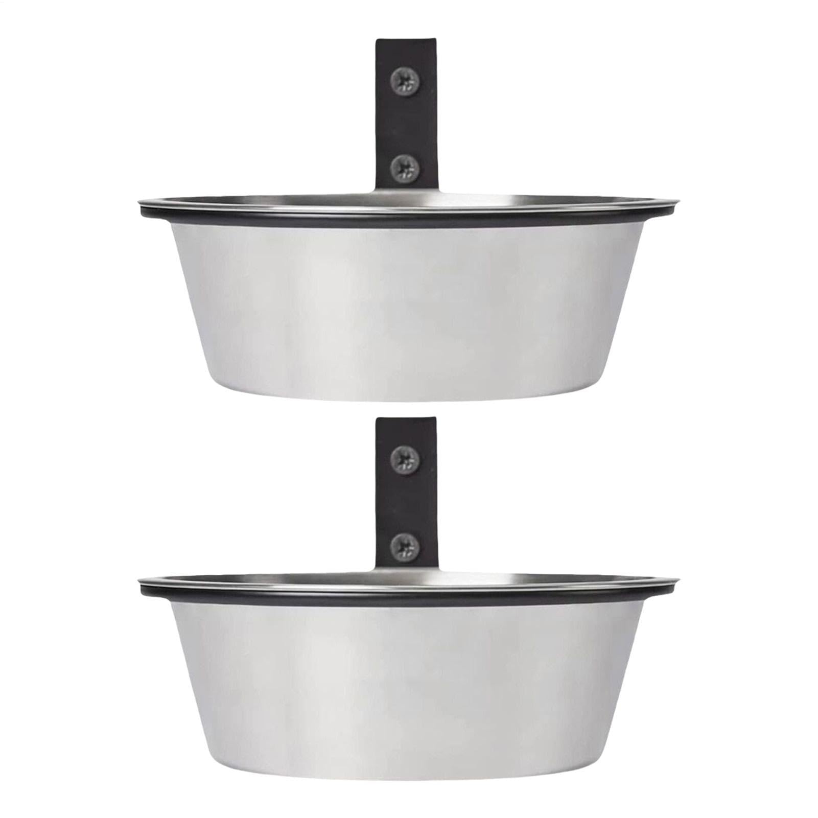 Gamelle pour chien pour intérieur et balcon : double bol d'alimentation pour la maison