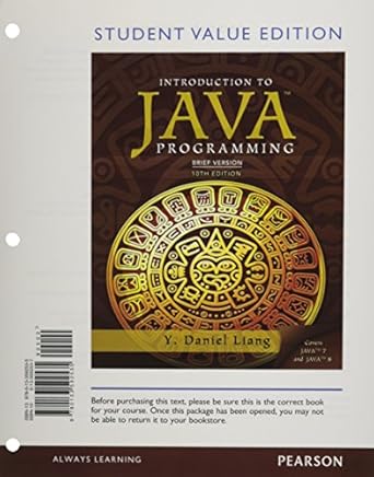 Student Value Edition for Intro to Java Programming, Brief Version ...