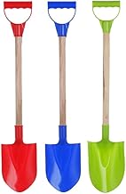 OISE ART STORE Trade Shop - Pala da Spiaggia Mare Giardino Gioco Vanga Colorata con Manico in Legno 54cm 618563 -