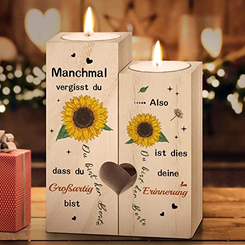 Geschenke für Frauen, Geschenke für Frauen Freundin, Inspirierende Kerzenständer Geschenke für Beste Freundin, Schwester, Kollegin, Geburtstagsgeschenk