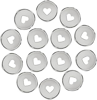 EXQUIMEUBLE 20Pcs Fichário De Buraco De Cogumelo Fichários De 15 Polegadas 3 Anéis Discbound Discos De Disco De Notebook 3 Argolas Fichário De 2 Polegadas Discos De Cadernos Em Massa Para