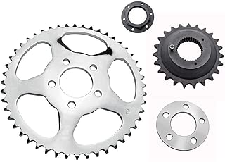 Belt-to-Chain Conversion Kit - Fits 2000-2017 Harley Sportster XL Models - 23 Tooth Front Sprocket / 48 Tooth Rear Sprocket for 530x120 Chain (19-0763) - coolthings.us