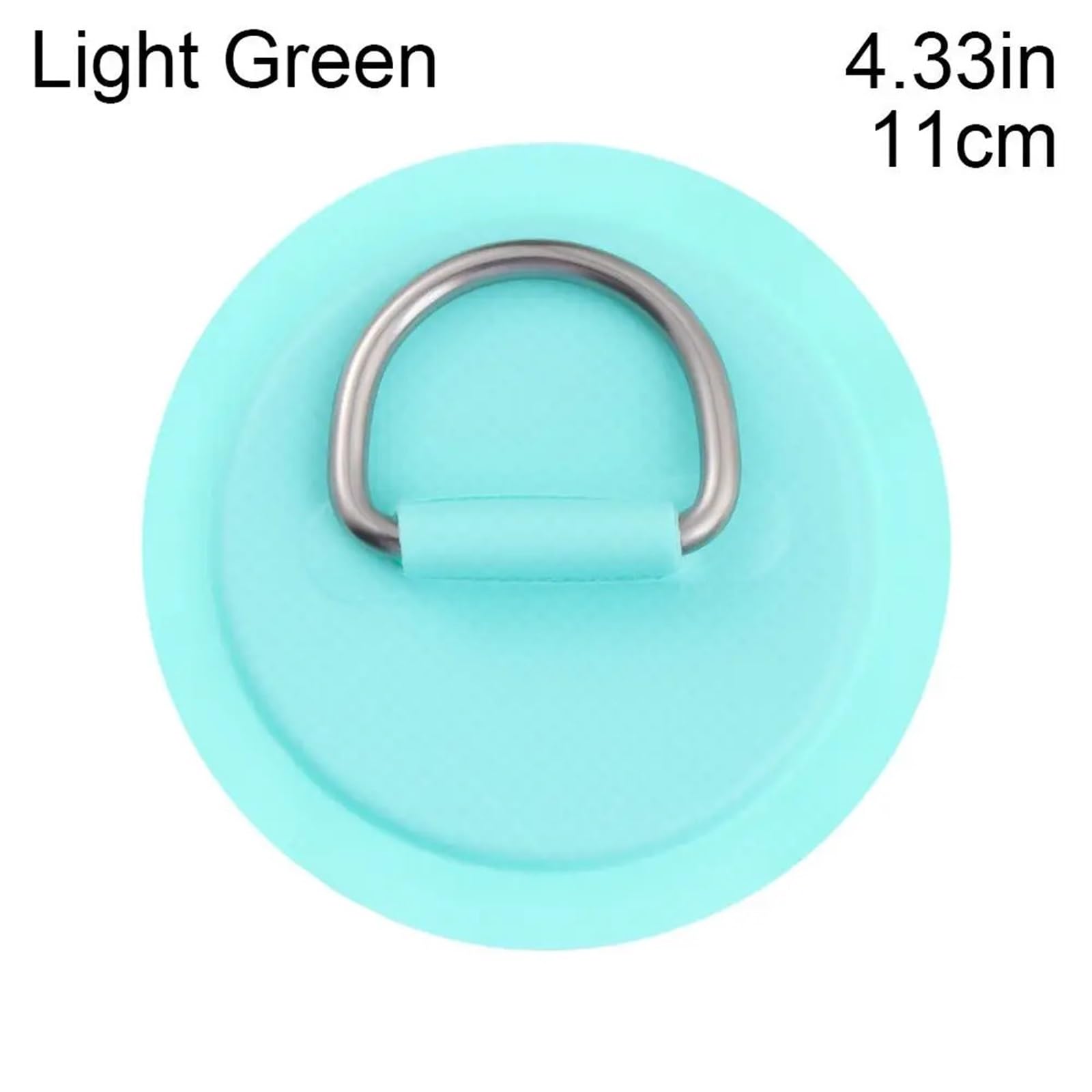 PVC-D-Ring-Patch mit 316-Edelstahlring