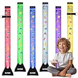 OUTREE 4FT Sensory Bubble Tube Lamp, Remote Control Aquarium Bubble Fish Lamp with 20 Color Changing Effects, Bubble Tubes Sensory Room, Night Light, Sensory Light for Kids with ADHD and Autism