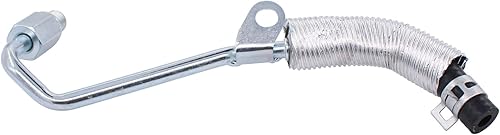 Miniatura 2 de NewYall Paquete de 2 turbocompresores turbocompresor de alimentación de refrigeración tubería y manguera de retorno de refrigerante