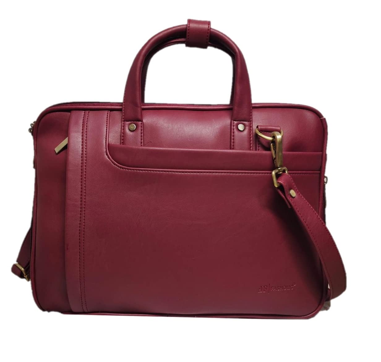 FASHOLIC 15Inch Slim PU Leather Expandable Laptop Business Briefcase Satchel for Men and Women (MAROON) (B09812Y2KB) Amazon Price History, Amazon Price Tracker