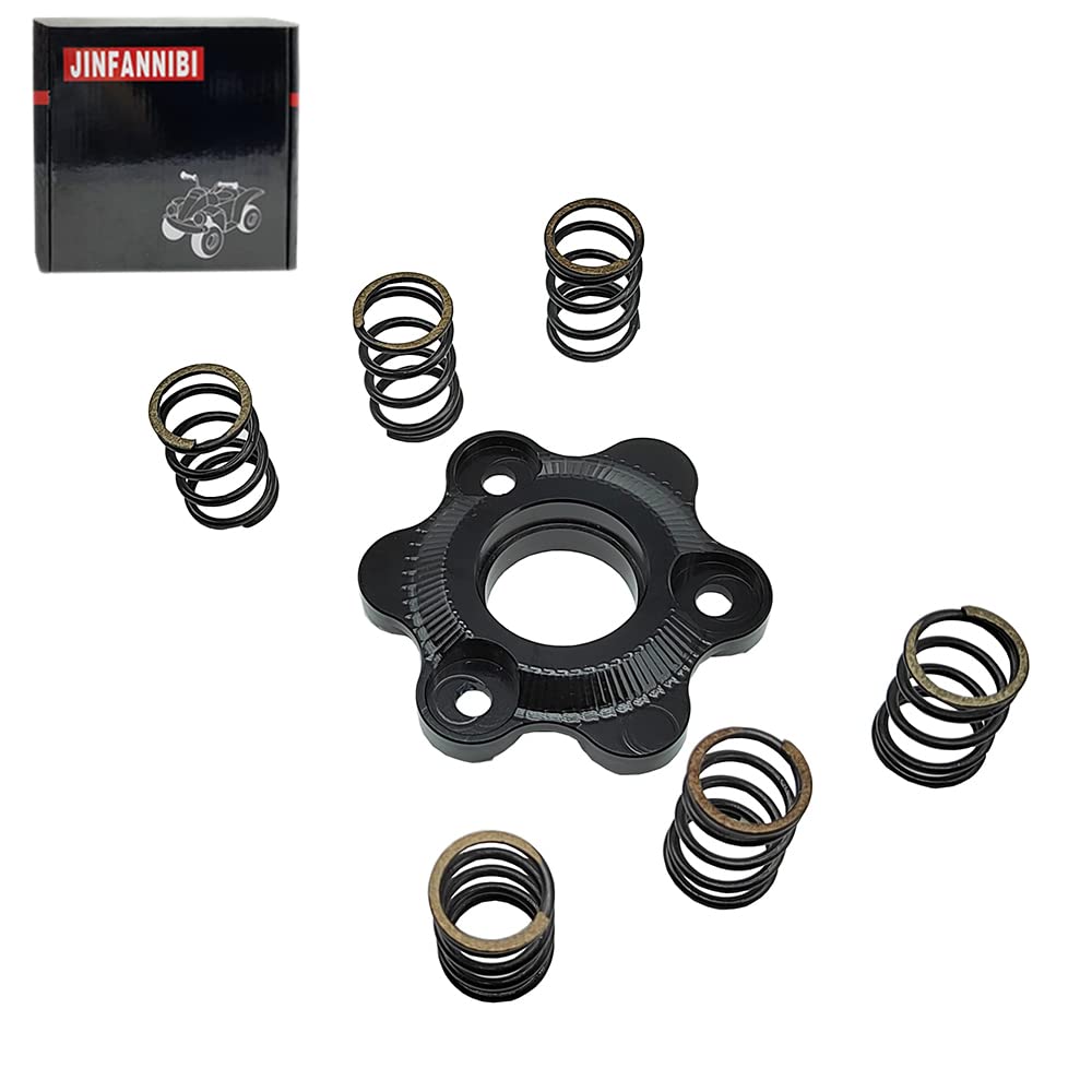 JINFANNIBI Billet CNC Clutch Lifter Plate Spring Kit Compatible For Honda Grom125 MSX125 Monkey Z125MA ABS Z125M 2014-2021 OEM# 22361-KPG-T00 22401-KPH-900