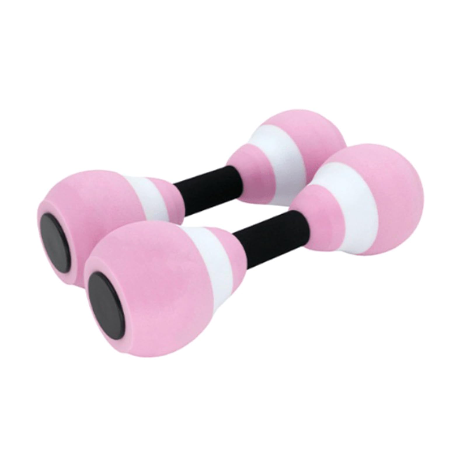 Waterbeline Pink Water Dumbbells For Pool, Pool Weights, Water Exercise Equipment For Pools, Foam Barbells, Water Aerobics Equipment
