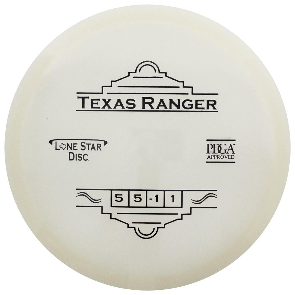 mint discs Lone Star Glow Alpha Texas Ranger Midrange Golf Disc, 170-176g