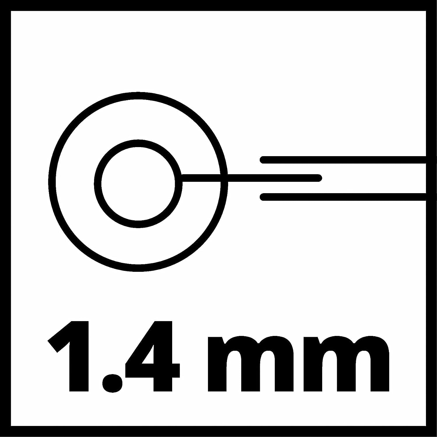 Einhell Recortabordes eléctrico GC-ET 4530 (Cabezal del Motor con 4 Posiciones de inclinación y rotación de 180 °, Mango de Aluminio telescópico Extensible Continuo, Protector de Flores)