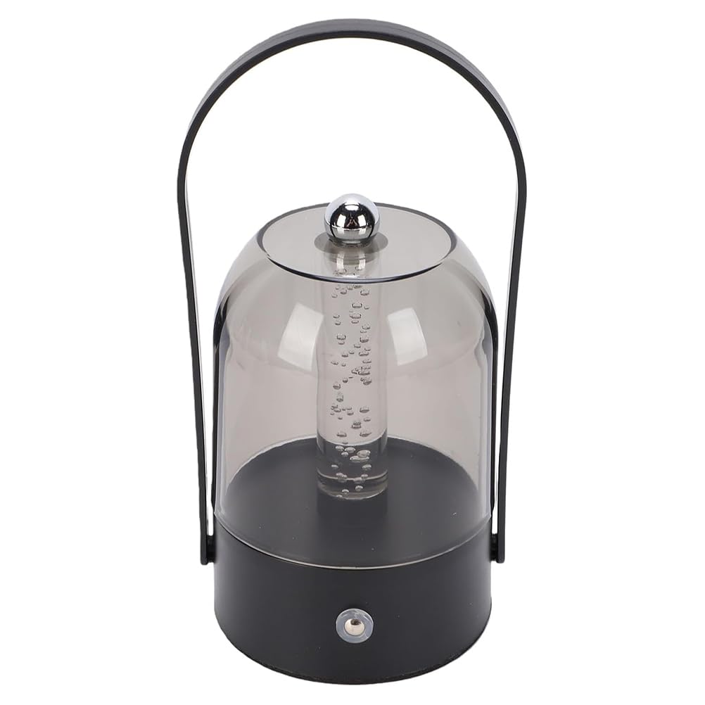 AoLa LED Table lamp Wireless Portable Camping Lantern Battery Table lamp dimmable with Touch Switch USB Rechargeable Battery Operated Bedside lamp Vintage Touch lamp for Bedroom Picnic,Black