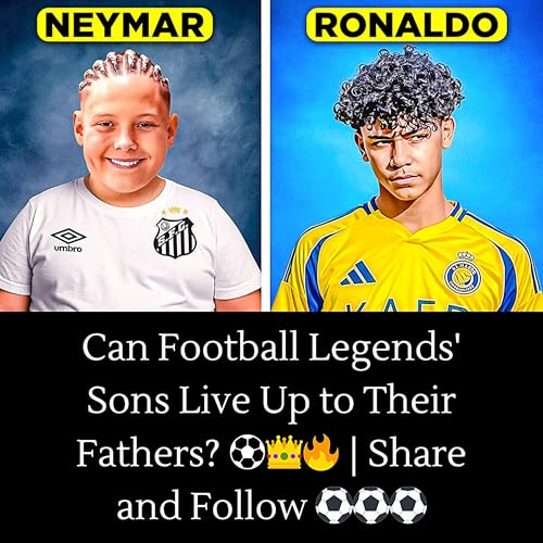 Can Football Legends' Sons Live Up to Their Fathers? ⚽👑🔥 | Share and Follow ⚽️⚽️⚽️