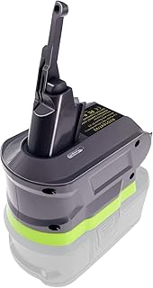 Adapter for RYOBI Convert to for Dyson, Fit for Dyson V7 SV11 & V8 SV10 Vacuum Cleaner, for Ryobi ONE+ Battery Lithium-Ion 18-Volt HP High Capacity PBP2005 P194 P193 PBP2004 for Animal+ Fluffy