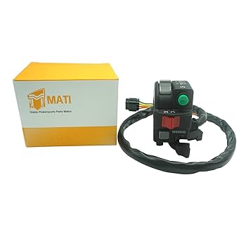 Amazon.com: M MATI Left Handlebar Start Kill Stop Headlight