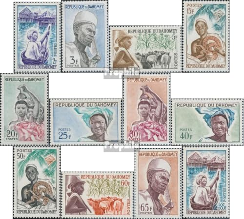 Sellos de Dahomey 1963 Prophila coleccionismo postal completo MNH 200-211
