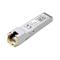 TP-Link TL-SM311T Modulo RJ45 SFP 1000BASE-T, Una Porta Gigabit RJ45 Ethernet, Supporta Funzioni di Controllo TX Disable, Funzionalità Hot-Pluggable SFP Footprint, Guscio in Metallo, Low EMI