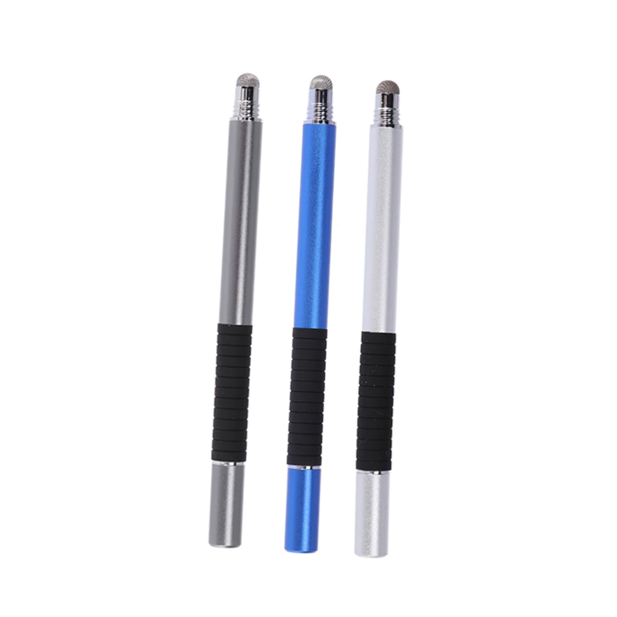OSALADI 6pezzi Penna Stylus Capacitiva Multifunzione Con Punta Sottile Per Smartphone e Tablet Di Argento Blu Scuro Strumento Di Scrittura Leggero e Resistente
