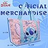 Disney Sac Cabas Femme, Sac Stitch, Tote Bag Fourre-Tout Grand Format à Fermeture Eclair pour Voyage, Plage, Sport #5