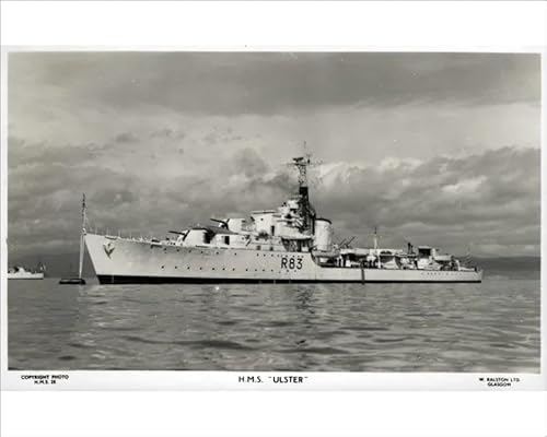 Media Storehouse HMS Ulster R83 WW2 U-class Destroyer Print circa 1940s - Print 10"x8" (25x20cm) (14170638)