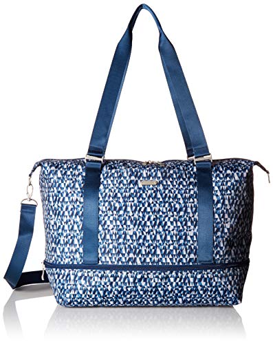 Baggallini Expandable Carry on Duffel, Blue Prism , One Size