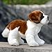 Peluche de San Bernardo Realista 26cm Imagen de Peluche de San Bernardo Realista 26cm