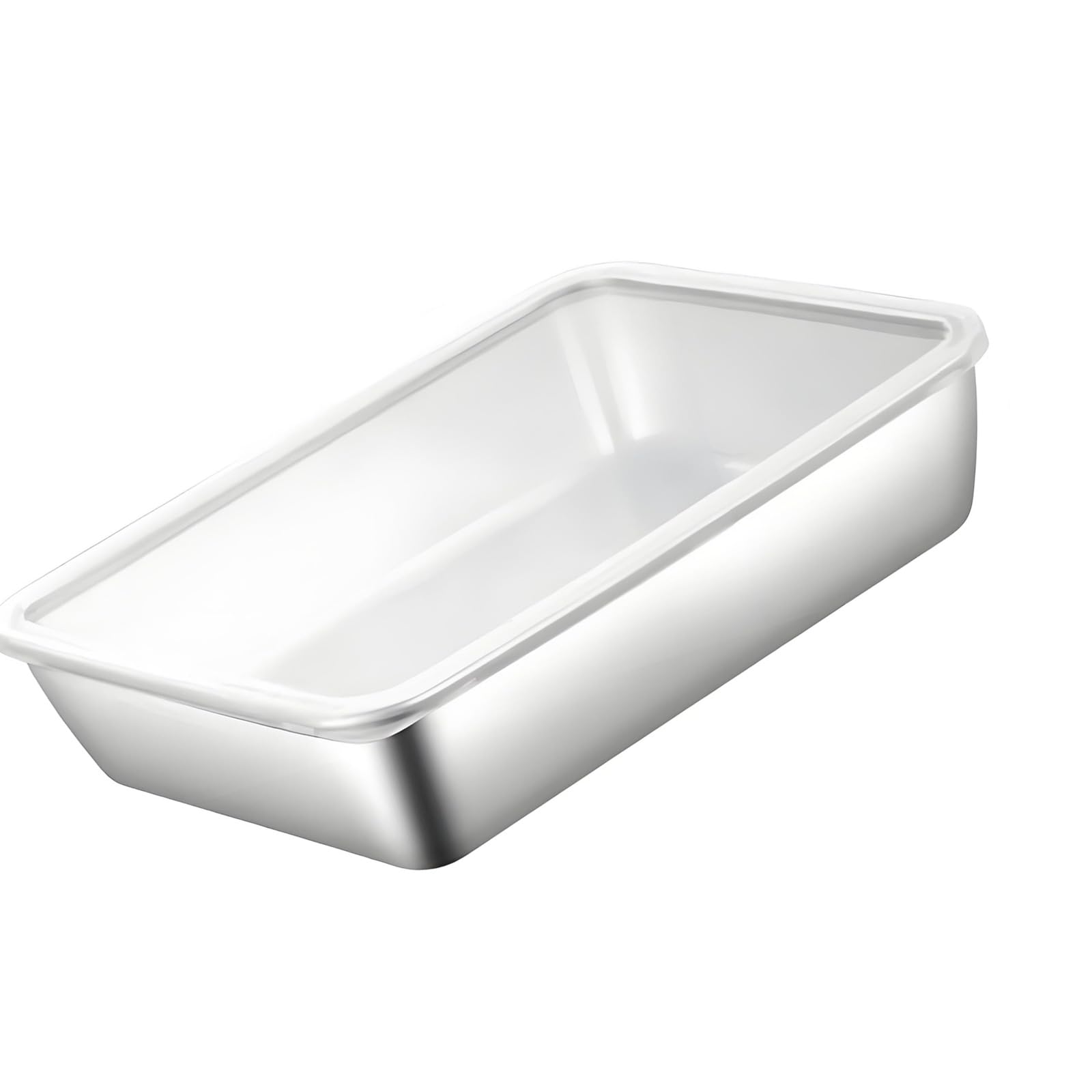 Elnwnnkc Stainless Steel Food Storage Containers Kitchen Lunch Box and Meal Prep Tray for Home Dining Picnic Use Dishes