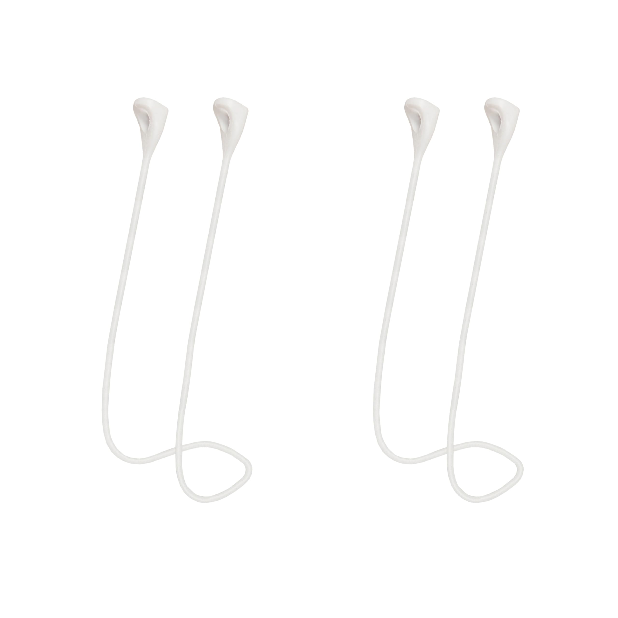 MULTAICH Magnetic Anti-Lost Lanyard 2nd for AirPods Pro 2nd/3nd,Soft Silicone Sports Lanyard, Neck Rope Cord (2nd/White/White)