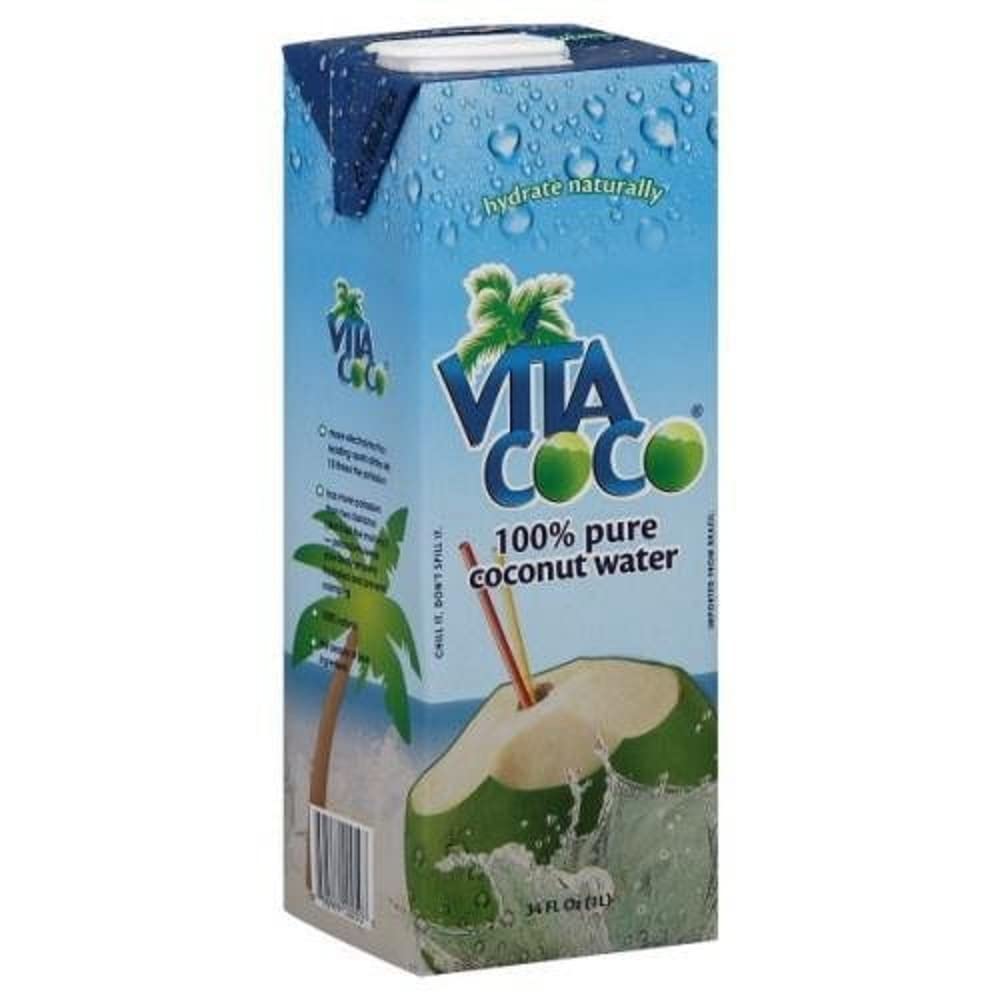 Vita Coco Coconut Water - Pure - Case of 12 - 1 Liter