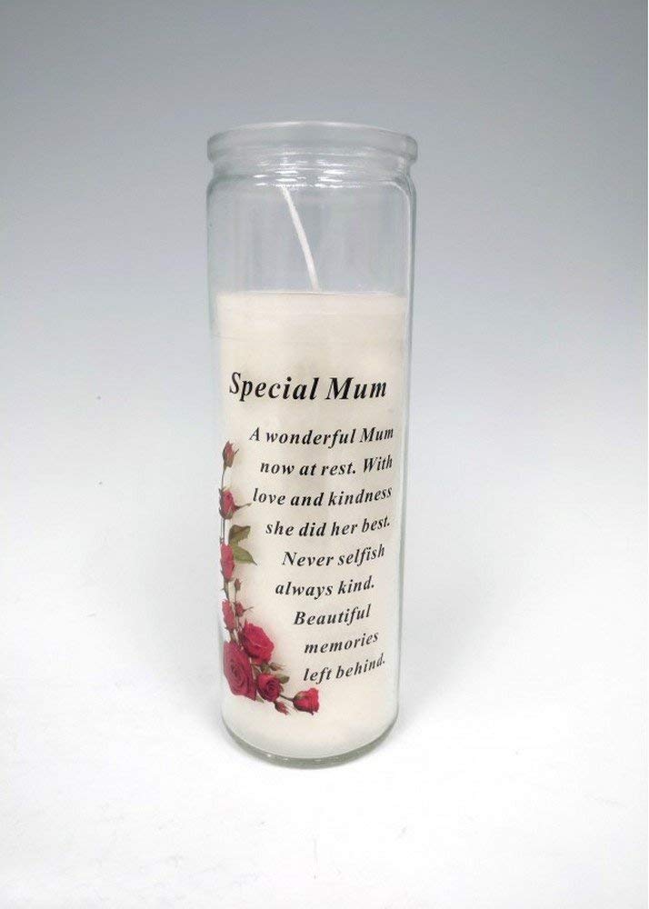 David Fischhoff " Special Mum" Memorial Jar Style Burnable Wax Candle