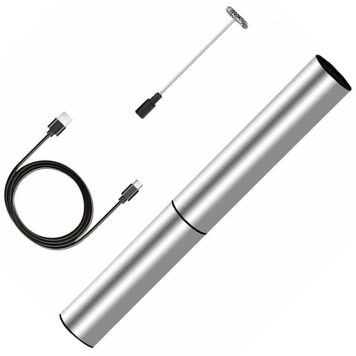 Argento Montalatte Elettrico per Crema e Uova in Acciaio Inox