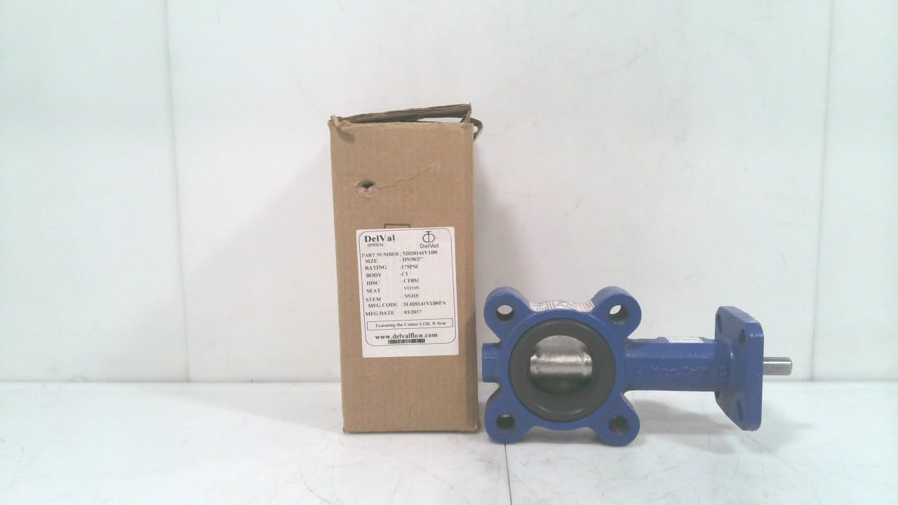Delval 52020141V1b0, Butterfly Valve, 175 Psi, Size: Dn50/2 in 52020141V1b0