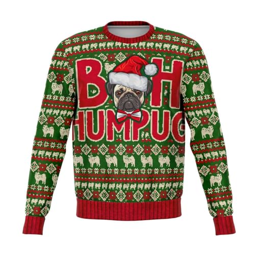 Bah Humpug Grumpy Pug Sweatshirt