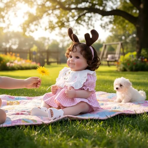 Muñeca Reborn Realista de 22 Pulgadas para 3+ años miniatura 5