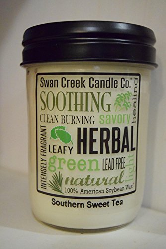 Bougie Southern Thé Sucré Swan Creek 340g pour un goûter convivial en terrasse