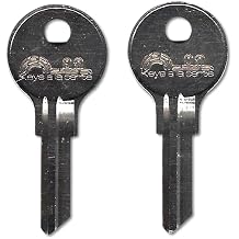 J343 Replacement Key Cut to Code | FR2 Key Blank | Fits Supreme, Hudson Office Furniture, Desks, and Cabinets