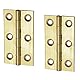 Merriway BH05986 Scharnier, 50 mm, massives Messing, 2 Stück