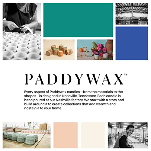 Paddywax Checkmate Artisan Hand-Poured Scented Candle, 11-Ounce, Cotton + Teak #TOP5