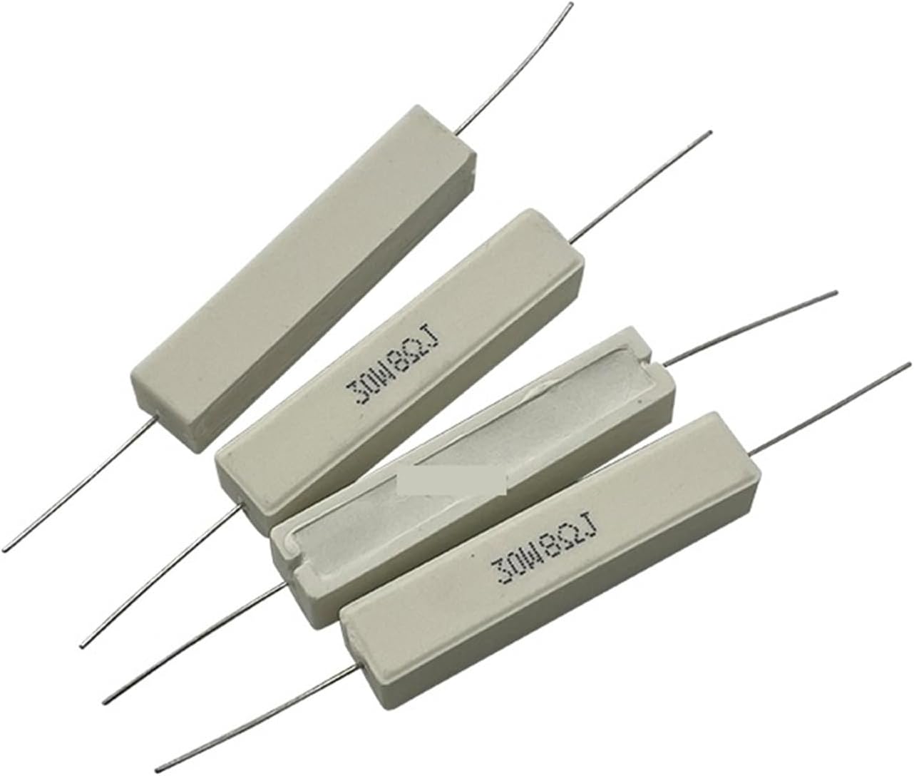 2pcs/lot Horizontal cement resistance 30W 1R/2/3/4/5/6/8/10/15/20/30/33/39/47/50/100R(100R)