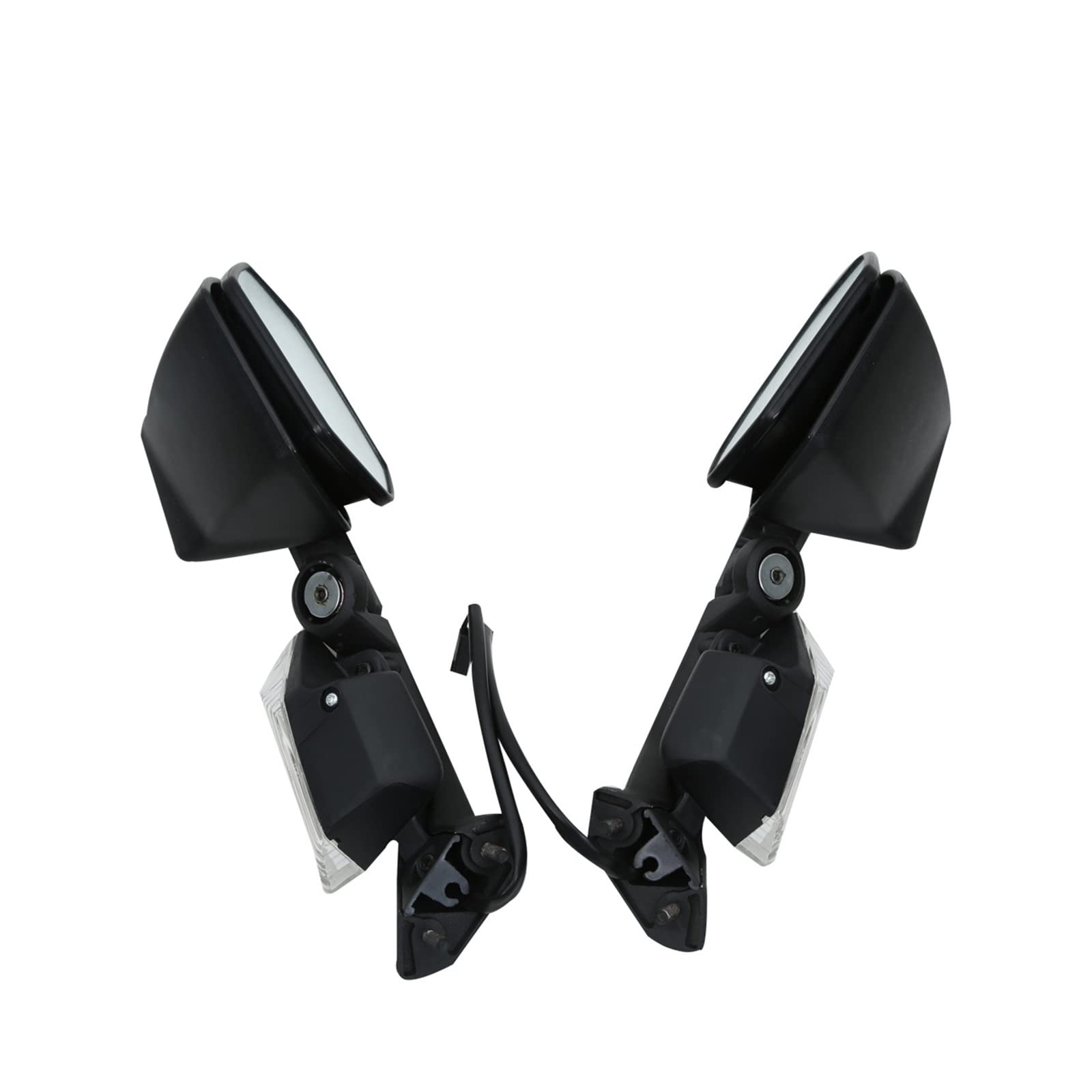 Pair Of Left & Right Side Mirrors With Built-in Turn Signal Lights