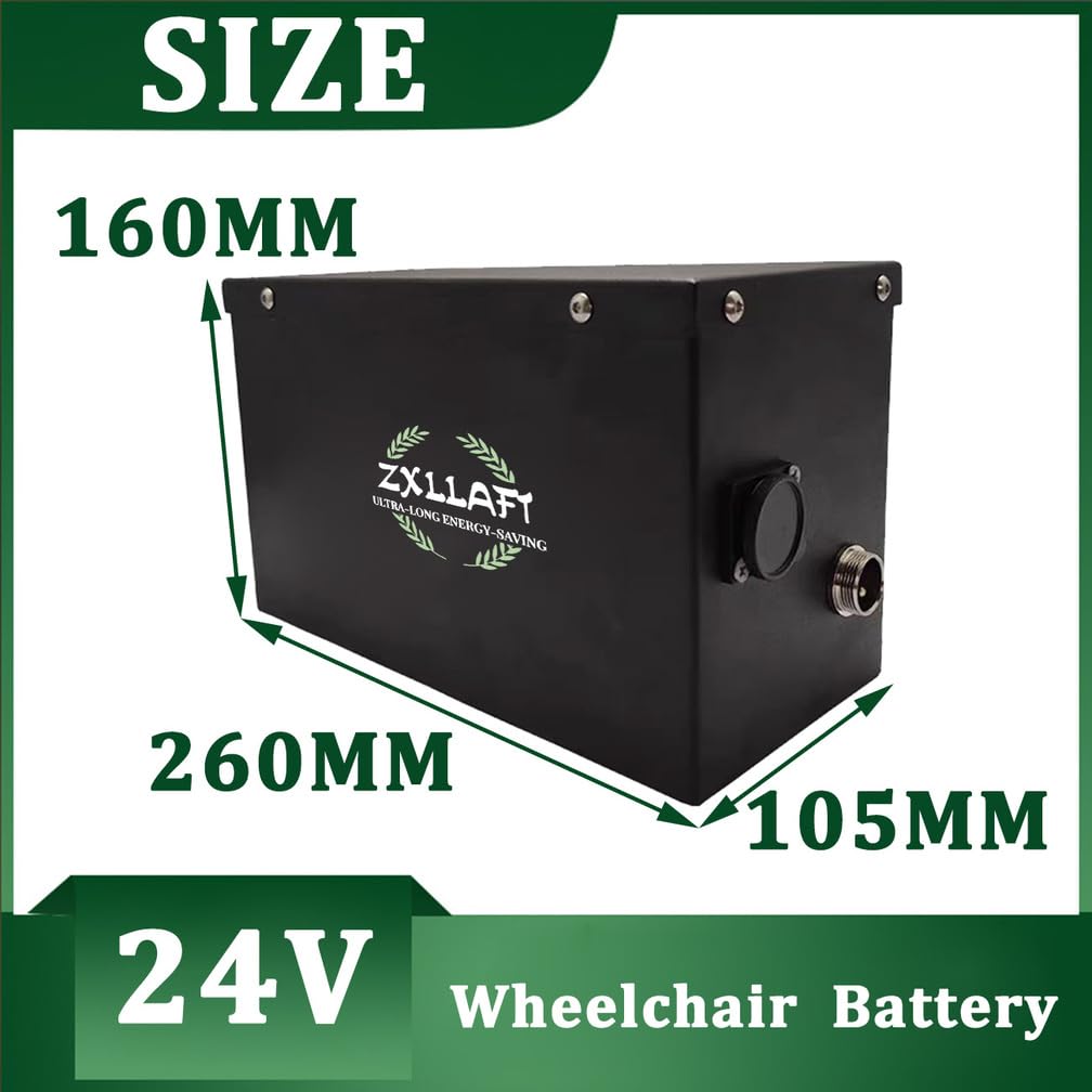 Batería Recargable 24 V 8 Ah 6,6 Ah 16 Ah 24 Ah 30 Ah 40 Ah 50 Ah 60 Ah y 13 Ah Batería de Litio 24 V Baterías para sillas de Ruedas para Motores 100 W a 1500 W con BMS,24v24ah
