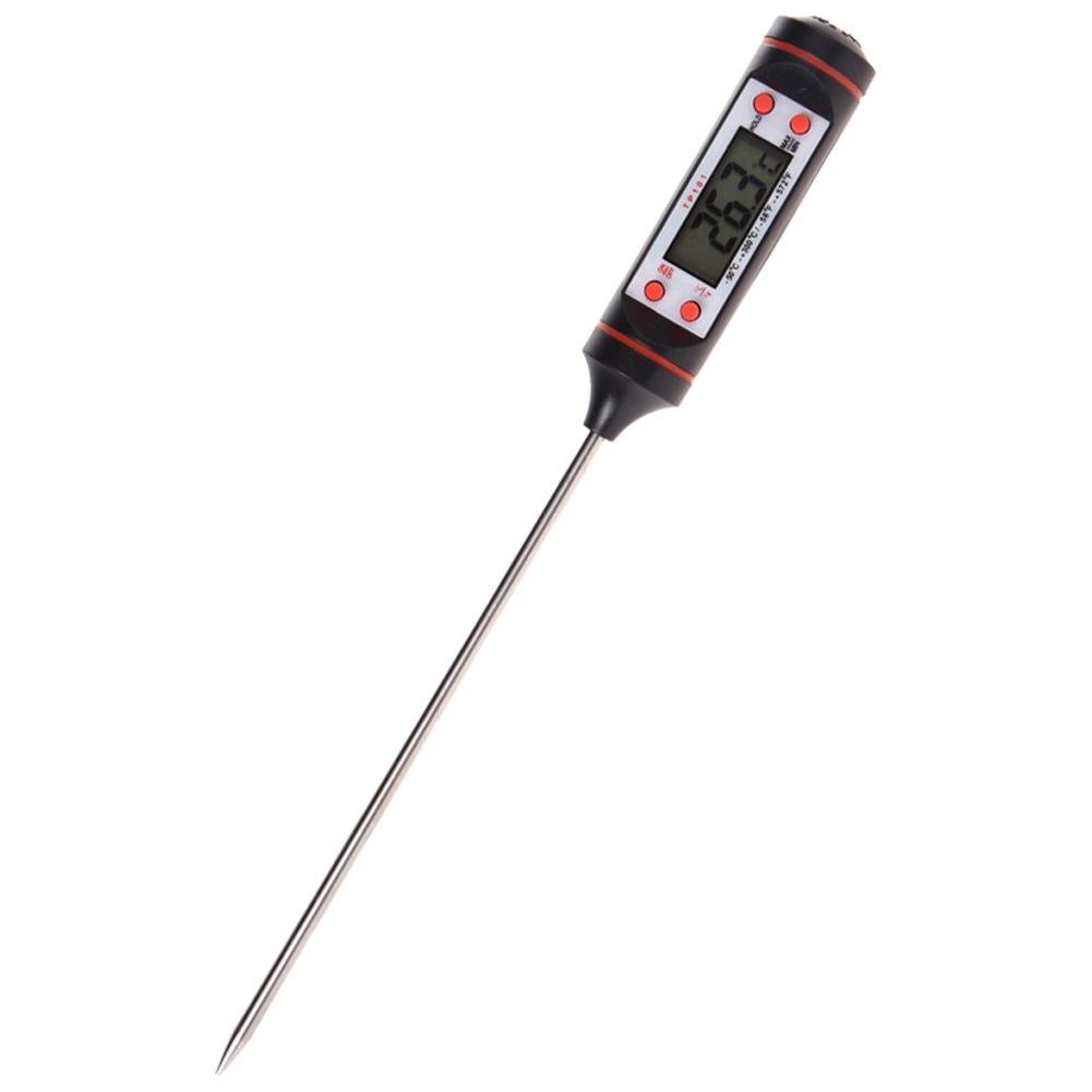 FEDUS Professional Digital Sensor LCD Cooking Monitoring Stainless Steel Long Probe Electronic Instant Read Temperature Meter Test Pen for Kitchen Food Meat BBQ Coffee Industrial Laboratory (B07WTX1LY5) Amazon Price History, Amazon Price Tracker